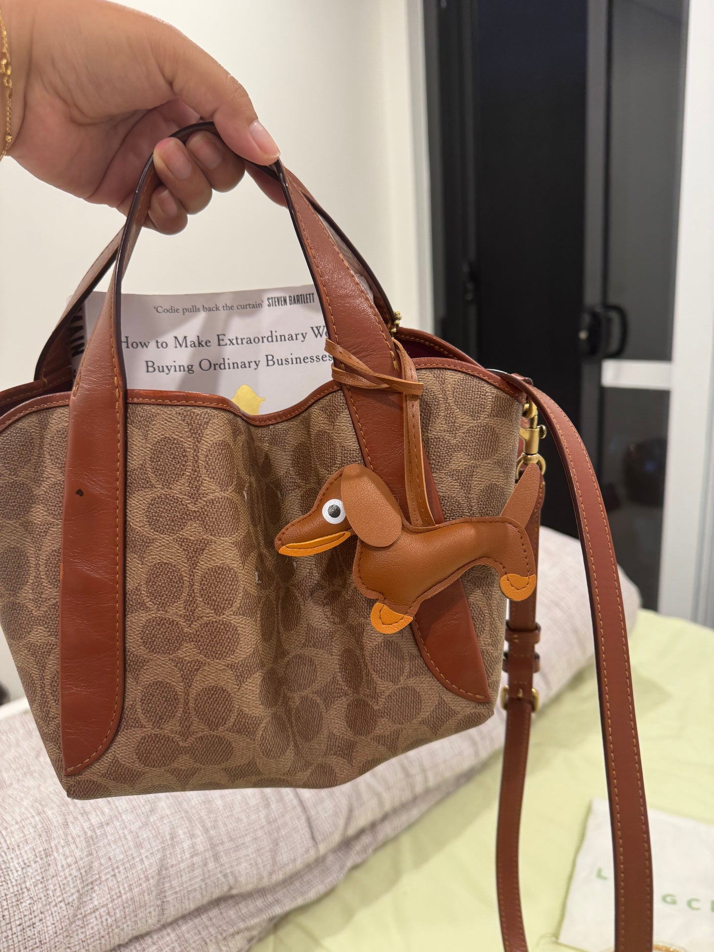 Leather Bag Charm